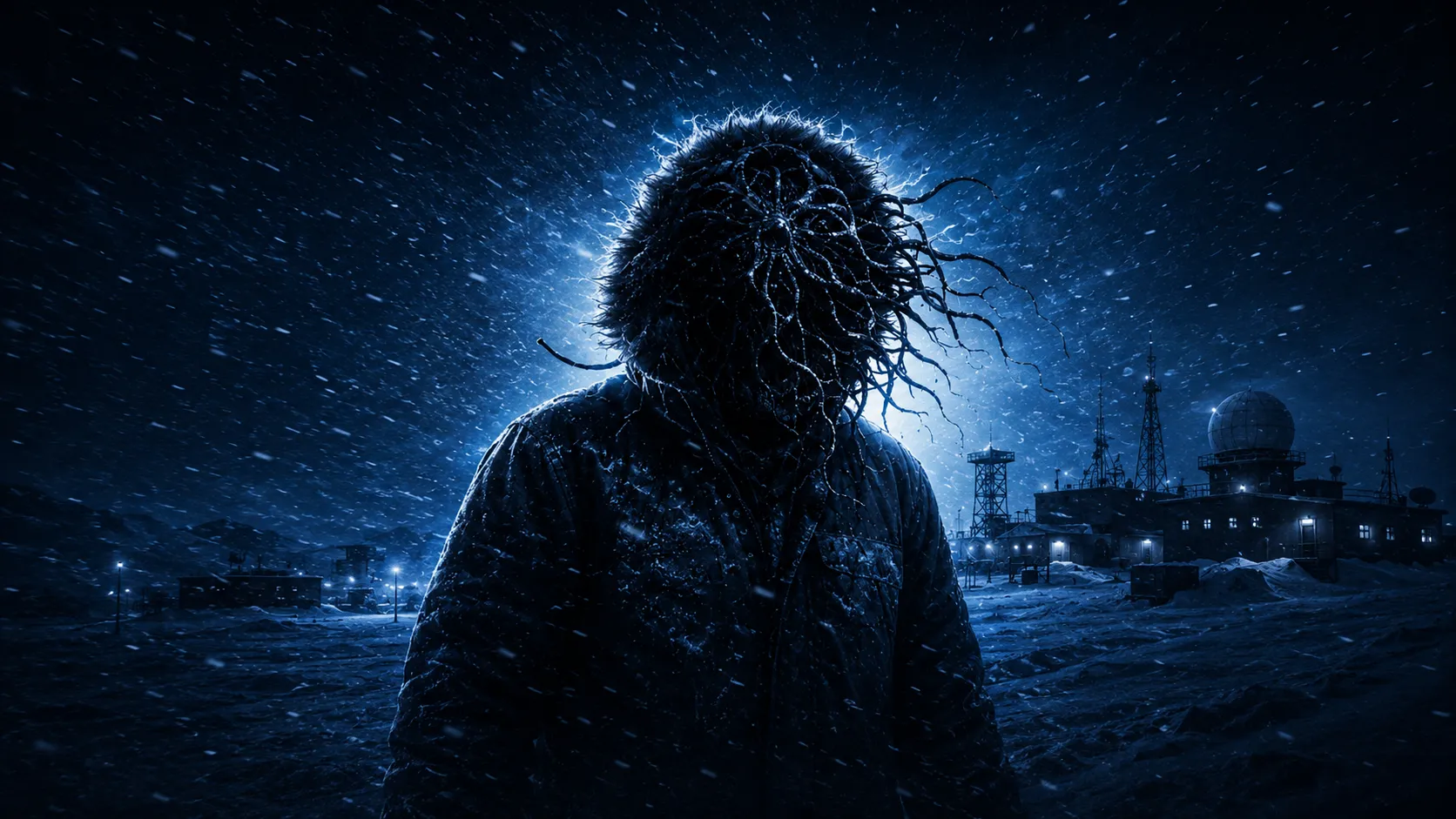 Outpost 31 snowy arctic blizzard cinematic backdrop