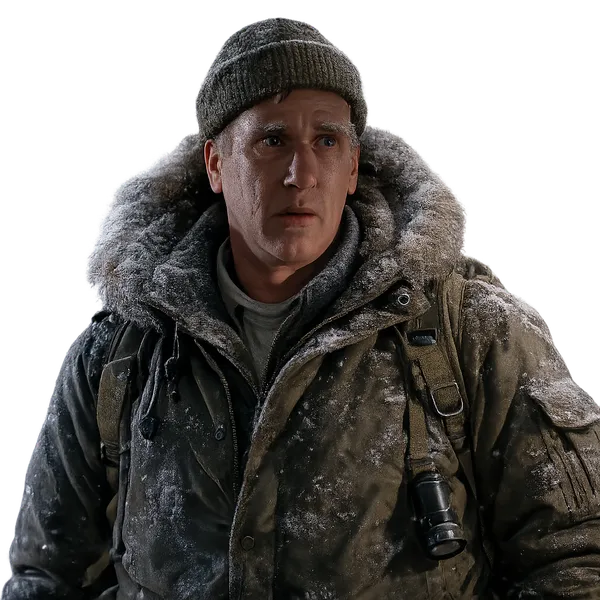 Surveillance camera dossier of Garry, Outpost 31 Station Commander