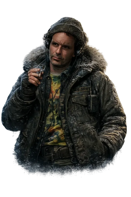 Surveillance camera dossier of Palmer, Outpost 31 Assistant Mechanic